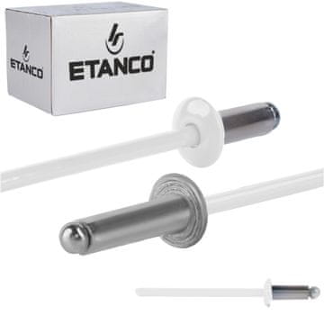 Aluminijske otvorene najtice 3,2x8mm RAL9010