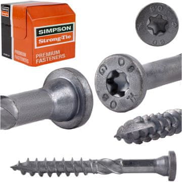 Vijci za drvene spojeve SSF 10,0x80mm