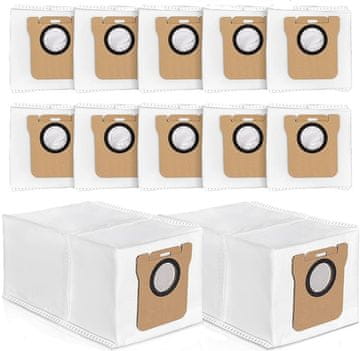 12x Vrećice za Xiaomi Dreame L10 L20 L30 L40 L50 X10+ X20+ X30 X40 X50 S10