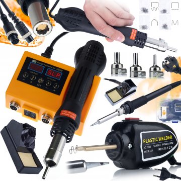 Rosfix Rosfix stanica za lemljenje 2u1 (vrući zrak i 900M) Rosfix Orange Husky OH660 serija Electric S+spajalica za plastiku Rosfix Strong Cosmico RSC100W + 400 spajalica