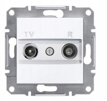 Schneider Electric ASFORA modul bijeli, RTV utičnica završna 1DB, opružne stezaljke EPH3300721