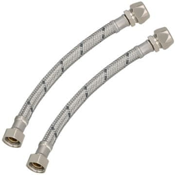 Fleksibilni priključak 3/8" za sustave stezanja, 20 cm, komplet od 2 kom