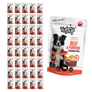 TufTuf mokra hrana za pse govedina i bundeva, vrećica 40x300g, pašteta