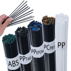 Rosfix Spoiwo do plastiku PP, PP+T40, PP/EPDM, ABS, PC+PBT, 50 g, crno/bijelo