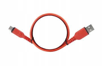 Kabel USB tip C za brzo punjenje, najlon 1m, crveni, kabel tipa C USBC