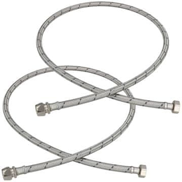 Fleksibilni priključak 3/8" za sustave stezanja, 120 cm, set od 2 kom.