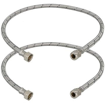 Fleksibilni priključak 3/8” za sustave stezaljki 80 cm, set od 2 kom.