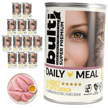BULTI Daily Meal Adult mokra hrana za odrasle mačke piletina 12x400g