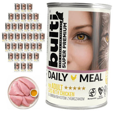 BULTI Daily Meal Adult mokra hrana za odrasle mačke piletina 36x400g