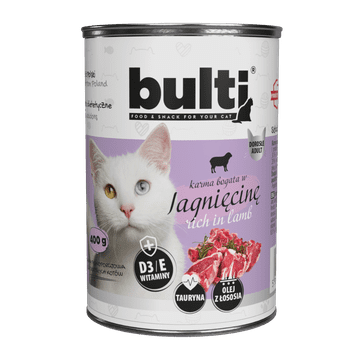 BULTI mokra hrana za mačke janjetina konzerva 400g