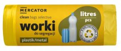 MERCATOR MEDICAL Vreće za smeće za plastiku 120l 10 kom. za odvajanje, s perforacijom