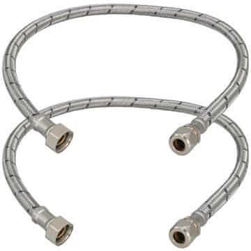 Fleksibilni priključak 3/8" za sustave stezanja, 60 cm, set od 2 kom