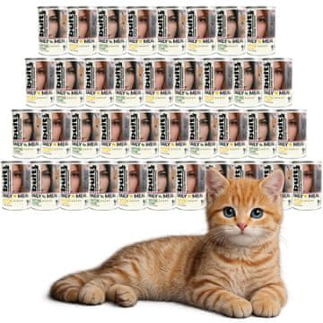 BULTI Daily Meal Kitten mokra hrana za mačiće, miks okusa 36x400g