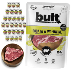 BULT BULT mokra hrana za pse govedina, vrećica 30x100g, potpuna hrana
