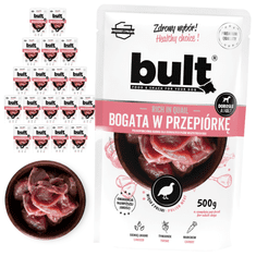 BULT BULT mokra hrana za psa prepelica vrećica 20x500g potpuna hrana