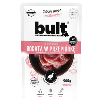 BULT BULT mokra hrana za pse, prepelica, vrećica 500g, potpuna
