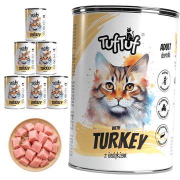 TufTuf mokra hrana za mačke puretina konzerva 6x400g Mielonka