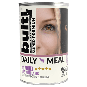 BULTI Daily Meal Adult mokra hrana za mačke, janjetina 400g