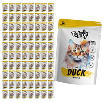 TufTuf mokra hrana za mačku Kaczka vrećica 80x100g Mielonka