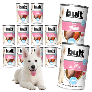 BULT BULT JUNIOR mokra hrana za pse mix okusa 12x400g za štenad