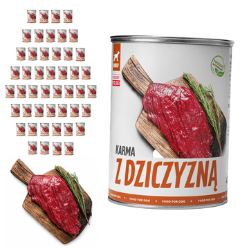 TufTuf mokra hrana za pse divljač konzerva 48x400g pašteta