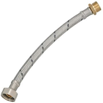 Fleksibilni priključak 3/8” 1/2” s maticom i vijkom, 20 cm