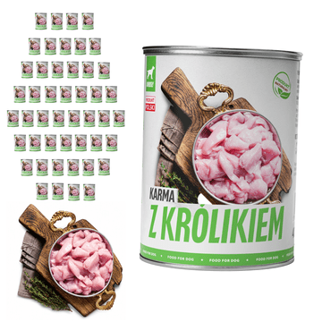 TufTuf mokra hrana za pse Kunić konzerva 48x400g Mielonka