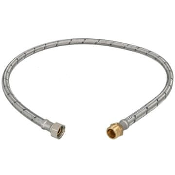Savijeno crijevo 3/8” s maticom i vijkom za slavine 90 cm