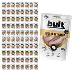 BULT BULT mokra hrana za psa puretina vrećica 80x100g potpuna