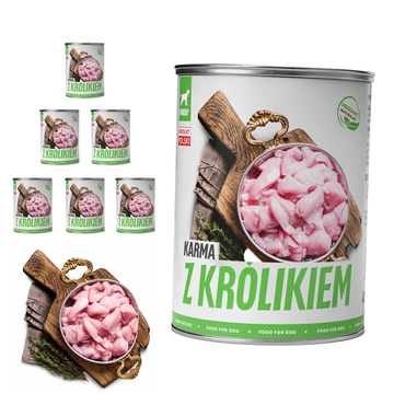 TufTuf mokra hrana za psa Kunić konzerva 6x400g pašteta