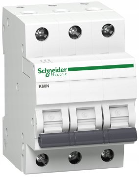 Schneider Electric K60N prekidač nadstrujni B 63A 3P 3M 6KA Acti 9 A9K01363
