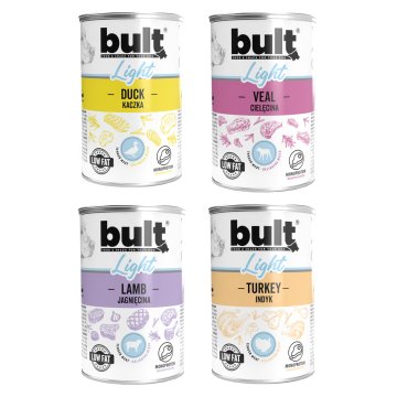 BULT BULT LIGHT mokra hrana za pse Mix okusa konzerva 4x400g