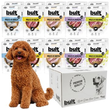 BULT BULT mokra hrana za pse Mix okusa, vrećica 20x500g
