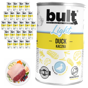BULT BULT LIGHT mokra hrana za psa Patka konzerva 24x400g