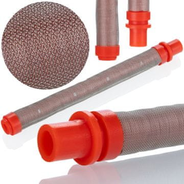 Crveni filtar prstiju 200 mesh za agregat za bojanje