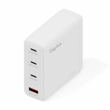 Digitus punjač 140W USB 3x TipC TipA PD bijeli DA-10305