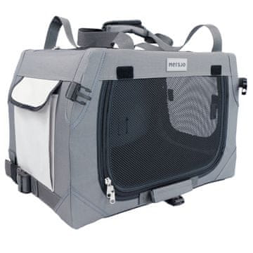 Mersjo Mersjo Adventure Sklopiva Torba Transporter za Pse i Mačke Smeđa 33x50,5x33 cm do 15 kg