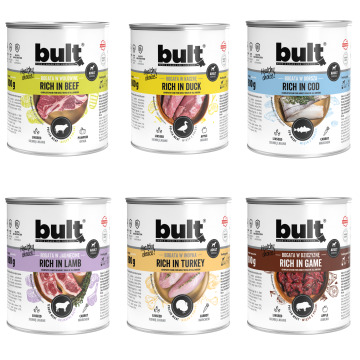 BULT BULT mokra hrana za pse Mix okusa, konzerva 6x800g
