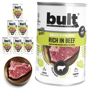 BULT BULT mokra hrana za pse, govedina, konzerva 6x400g