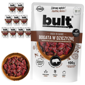 BULT BULT mokra hrana za pse, divljač, vrećica 10x100g