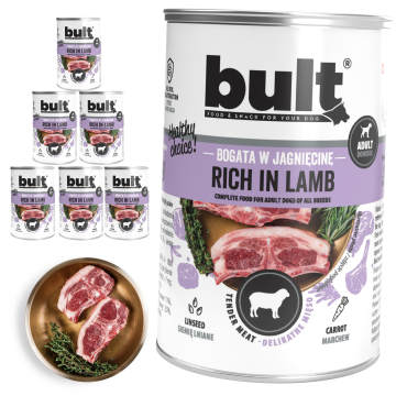 BULT BULT mokra hrana za psa Janjetina konzerva 6x400g