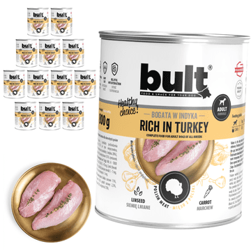 BULT BULT mokra hrana za pse puretina konzerva 12x800g