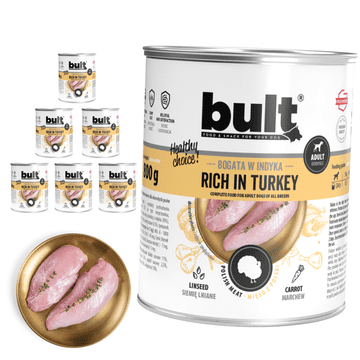 BULT BULT mokra hrana za pse puretina konzerva 6x800g