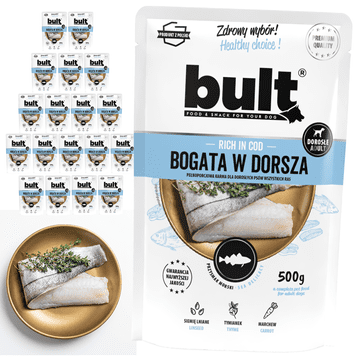 BULT BULT mokra hrana za psa bakalar vrećica 20x100g
