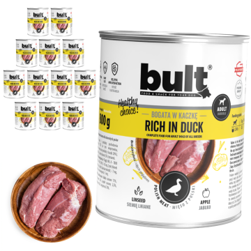 BULT BULT mokra hrana za pse patka konzerva 12x800g