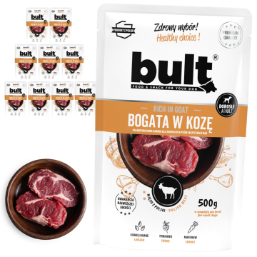 BULT BULT mokra hrana za psa Kozina vrećica 10x500g