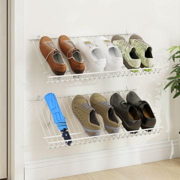 Costway Metalne police za ormar, set od 2, 61 cm