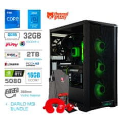 MEGA TWR S10 računalo, Intel Core i7-14700F, 32GB, SSD2TB, RTX5080, FreeDOS