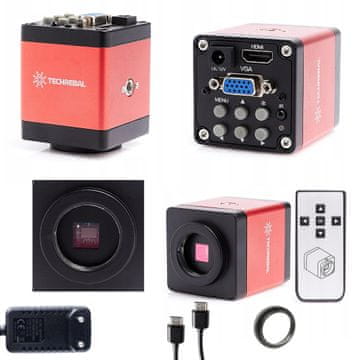 Kamera Techrebal "Red Lagoon" FULL HD HDMI 2,0MP za mikroskop, crvena FHD2MPR/H3602