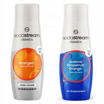 SodaStream Syrupi SodaStream Orange Zero naranča bez šećera i Isotonic izotonični naranča grejpfrut